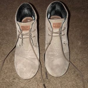 TOMS Wedge Booties